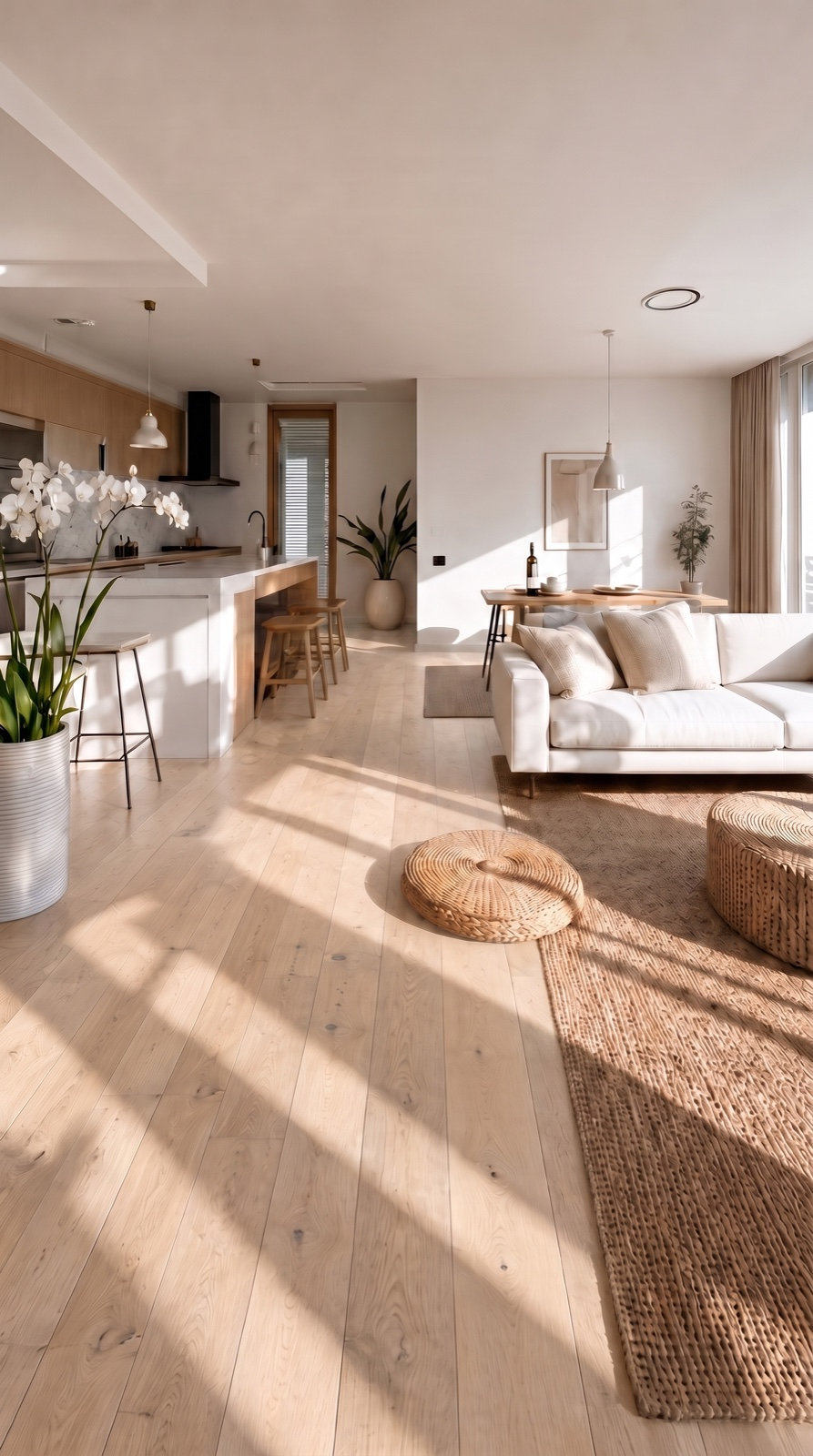 French Flooring — flerbreddes plankegulv i interiør