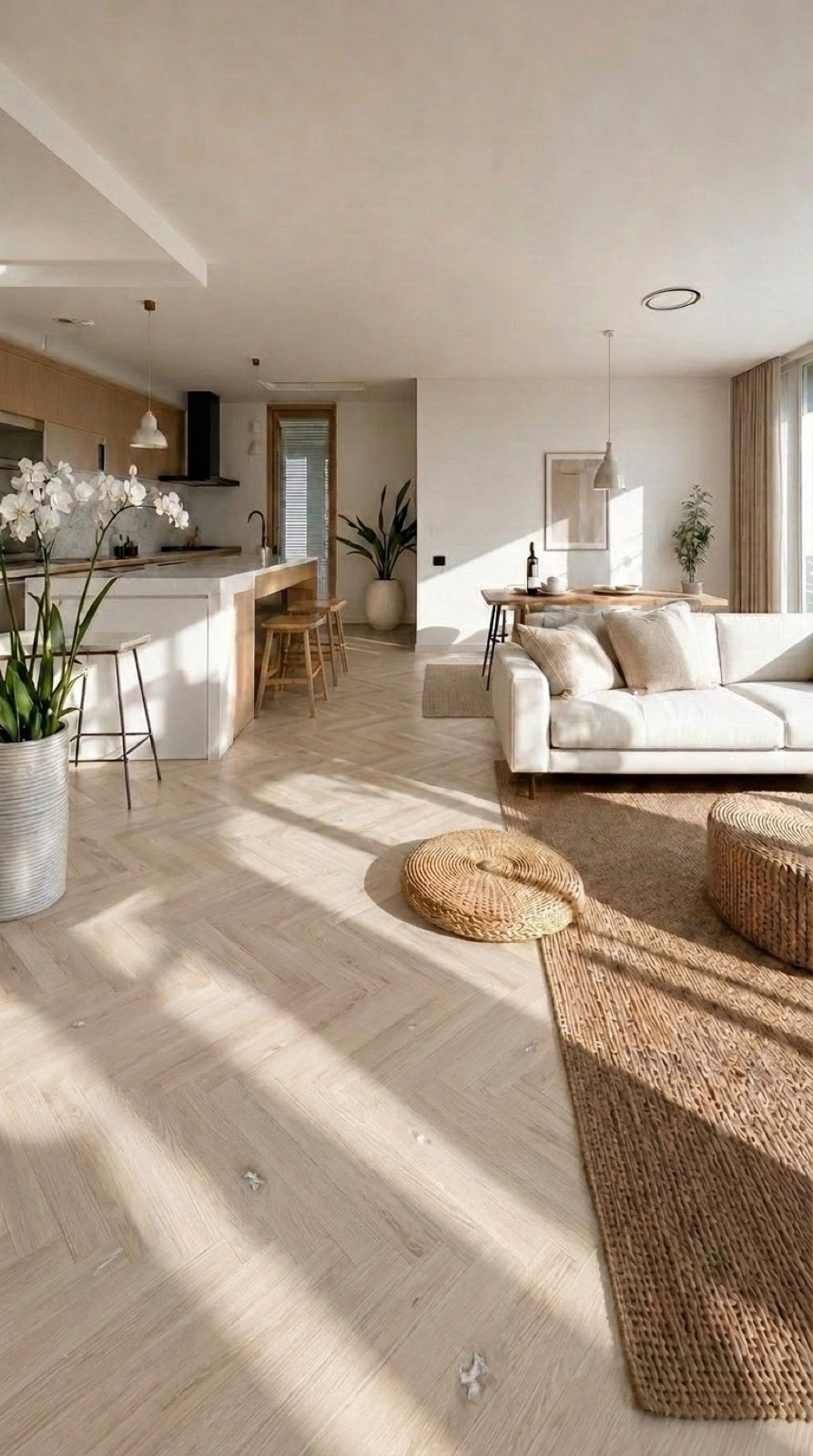 Herringbone-gulv i interiør — overflate Design No2